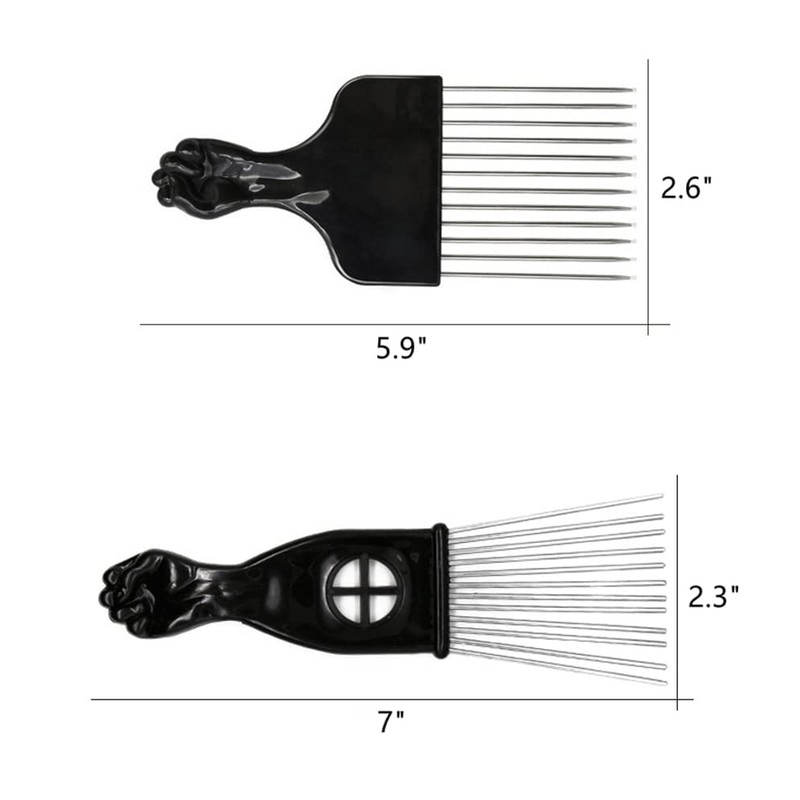 Hair Sponge Set, Magic Curl Glove, Afro Brush, Metal Pick