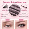 640 Kit Extension De Pestañas Maquillaje Completo Diy 9-16mm