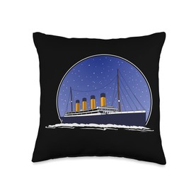 Titanic RMS Titanic Gifts RMS Titanic April 1912 Gift Throw Pillow, 16x16, Multicolor