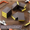 Reallnaive 24Pcs Sanding Sponge 220 Grit Fine Sanding Block, Washable