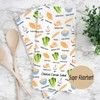 JXGZSO Chicken Caesar Salad Kitchen Towel Recipe Food Towel Chicken