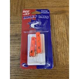 Bee’-Jay Holey Cats Fishing Bait Tube Worm Orange