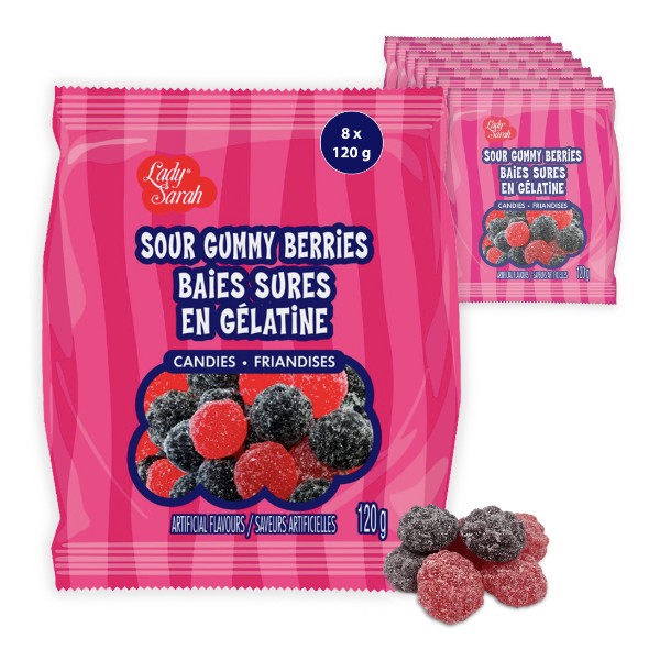 Lady Sarah Sour Gummy Berries 120g (Parent ASIN) (8)