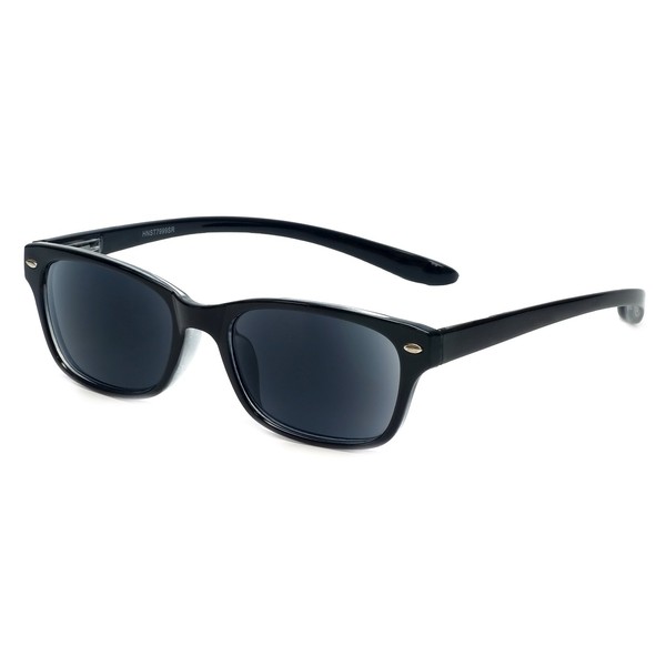 Calabria Designer Neck Hanging Reading Sunglasses Full UV Protection, Black +2.75