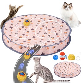 POFIBO Interactive Cat Toy Ball - 360° Electric Cat Ball with USB Charging, 2 Modes to Promote Hunting Instinct, Suitable for Dogs and Cats of All Sizes and Ages