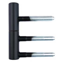 Door Hinge TB 2064 Black 2-Piece Powder Coated with Nylon Bushing Door Hinge