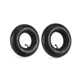 QWORK® Pack of 2 4.10/3.50-4 inch inner tubes, wheelbarrow hose, replacement hose, for lawnmowers, sack trucks