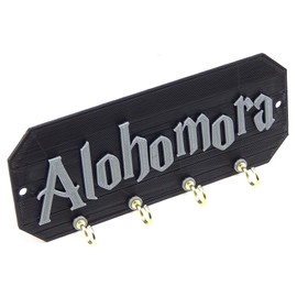 Alohomora Key Holder Hanger Rack Entryway Organizer for Home or Office Decor Housewarming Wedding Gift 6" x 2.5"