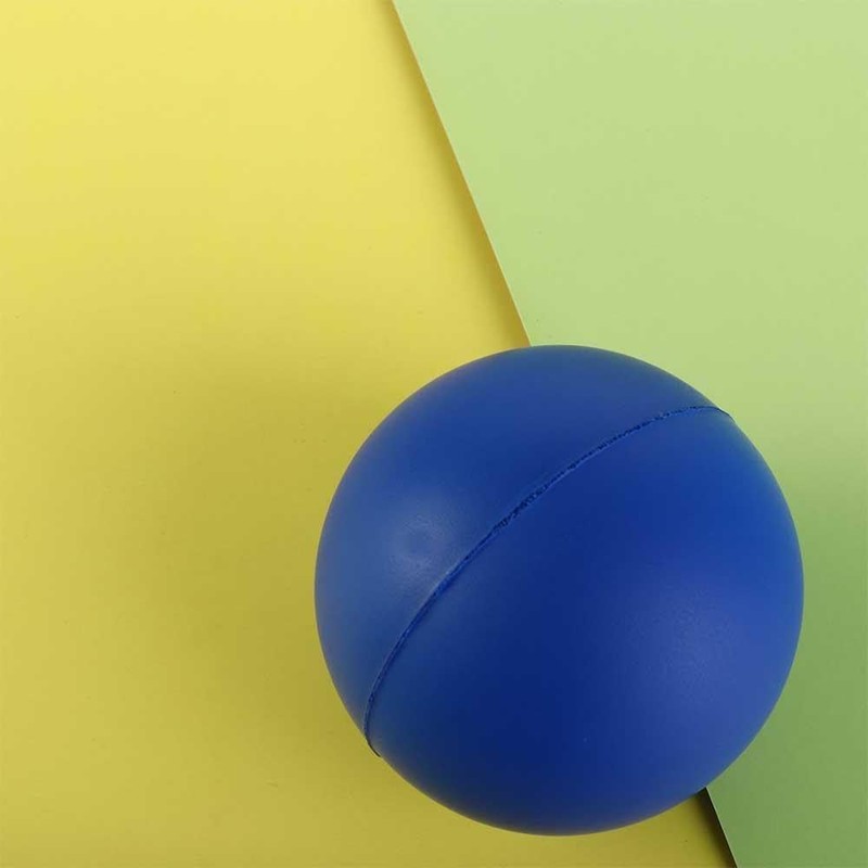 Blue Elastic Finger Strengthening Grip Ball, Wrist Exercise Ball Finger