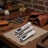 3Pcs Grommets Hole Punch, Steel Hollow Leather Punch Set (1/4,