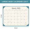 Desk Calendar 2025, KOPEESY 22" x 17" Large Calendar with