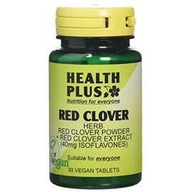 Health Plus Red Clover (40mg Isoflavones) Women's Health Plant Supplement - 30 Tablets