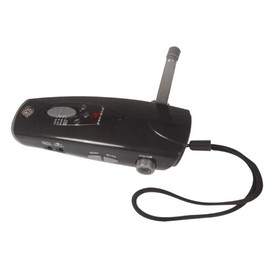 Radians Radfire 6-in-1 Wind-up Safety LED Flashlight with FM Radio