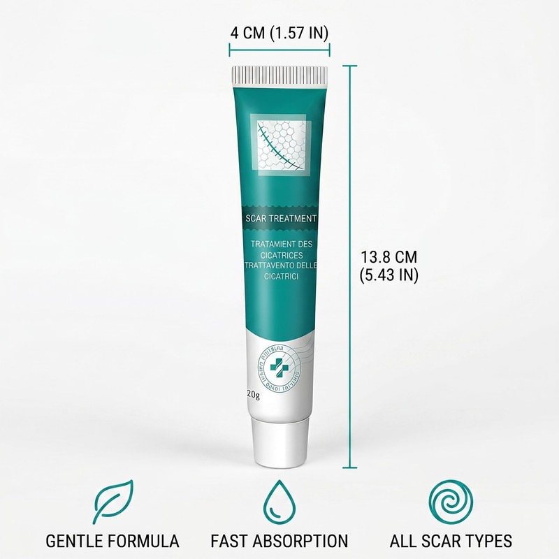JHAZUN Crema Per Cicatrici,Sbiadisce Le Smagliare,Protegge e Ripara La Texture