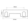 AERZETIX - C42199-10 x strip fuse - 40A - with