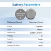Fuspower CR1216 Watch Battery CR 1216 Battery 3V Lithium Button