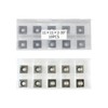DEEFIINE 11X11mm Square Carbide Inserts for Woodworking(10 pcs)