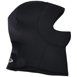 TWF Unisex Youth Neoprene Hood, Black, XS UK