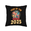 Vibrant Year of The Snake 2025 Chinese New Year Throw