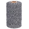 jijAcraft Black and White Twine String, 656 Feet Christmas Bakers