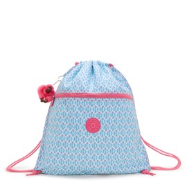 Kipling SUPERTABOO Medium backpack, Dreamy Geo C (Blue)