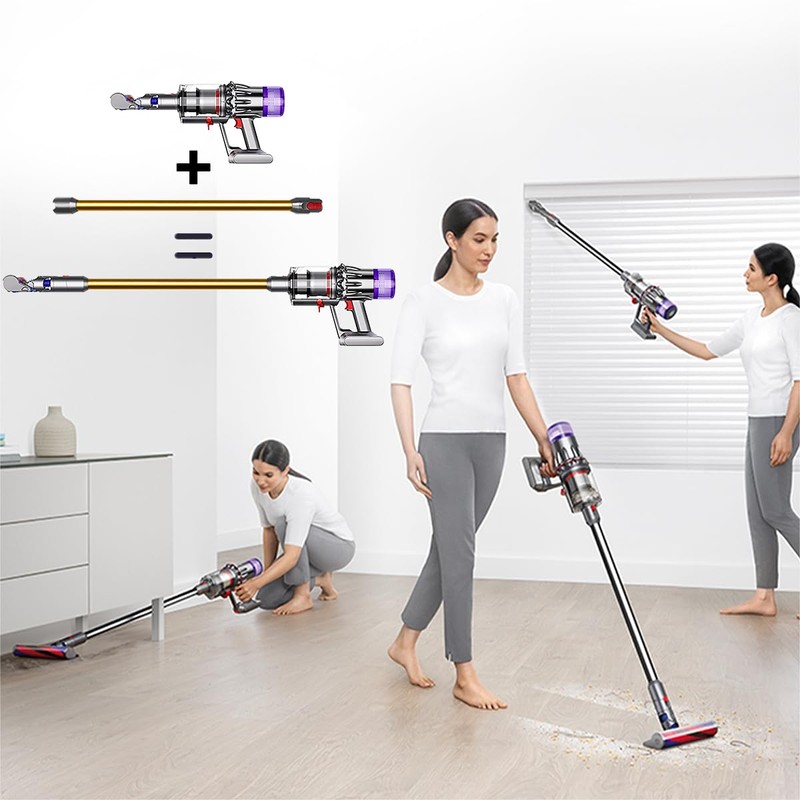 Cleptorize Replacement Extension Wand for Dyson V12 Slim Vacuum Cleaner,