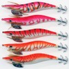 No. 4.0 A20egi40h5XGA Rattle Set of 5 Egi Pink/Orange/Red Set