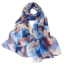FAIRYGATE Chiffon Scarf, Women's Stole Neckerchief Scarf, for Summer, Autumn, Winter, All Year Round Shawls & Scarves