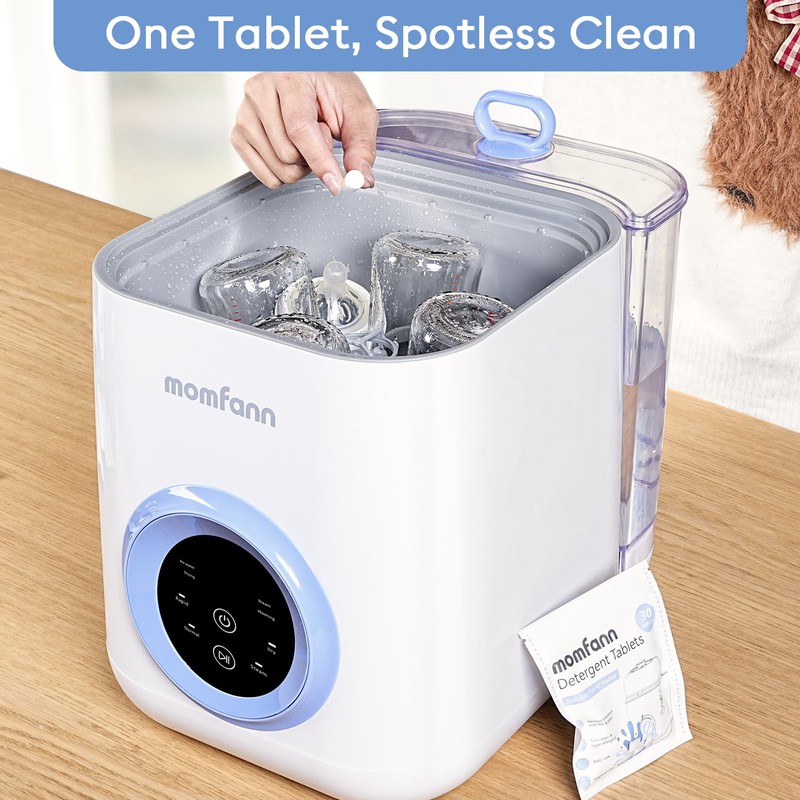 MOMFANN Professional Deep Cleaning Detergent Tablets for All Baby Bottle