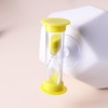 3 Minute Plastic Sand Timer,Hourglass Sand Clock with Suction Cup,Tooth