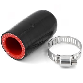 High Temperature 4-Ply Reinforced Silicone Hose Cap ID 7/8 Inch(22mm) Hose End Plug For Turbo Bypass Valve/Vacuum/Fix Leak/Throttle Body Water Port/Heater Core/Coolant Heater Bypass Vacuum Water Port