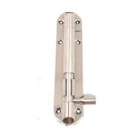 s siskcon design quality innovation Stainless Steel Barrel Bolt Premium Series 10mm x 4 inch Solid Handcrafted Design Sliding Door Lock Satin 32D with Screws Pack of 1