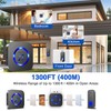 SURFOU Wireless Doorbell, Waterproof, Easy installation -1300ft Range 55 Chimes,