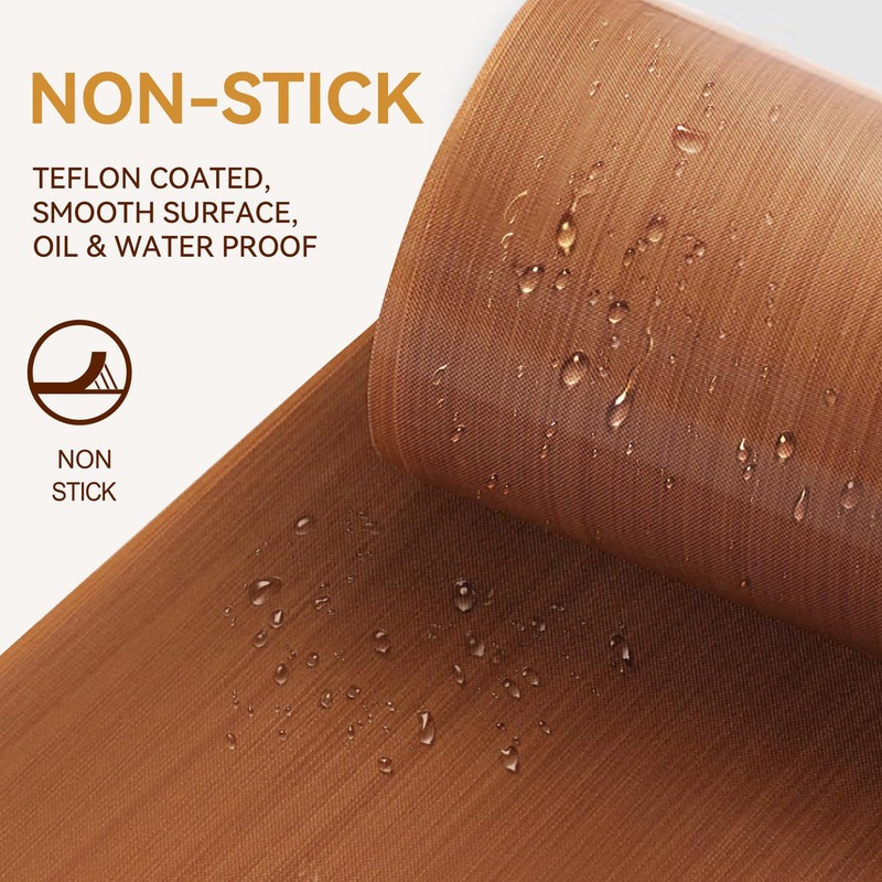Pack of 3 Permanent Baking Foil Teflon Reusable Baking Paper,