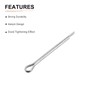 DTGN 1mm x 12mm (DxL) Clip Cotter Pins 304 Stainless