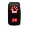 Strobe Lights Laser Etched 5-Pin Single Pole Single Throw Vertical
