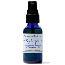 Farmaesthetics eyebright eye-makeup remover & treatment oil 1 oz. 100% Natural