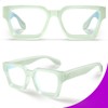 VISOONE Enhanced Version Rectangle Chic Preppy Look Blue Light Blocking