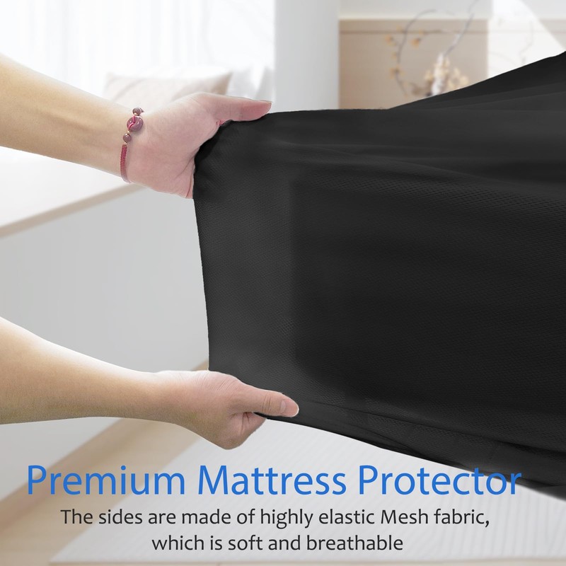 Mattress Protector Waterproof Single, Premium Mattress Covers 90X190cm, Breathable, Waterproof