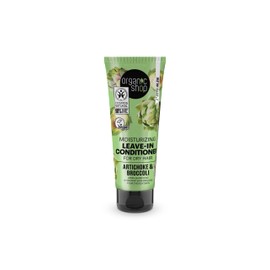 Organic Shop Moisturizing Leave-In Conditioner for Dry Hair Artichoke and Broccoli, 75 ml