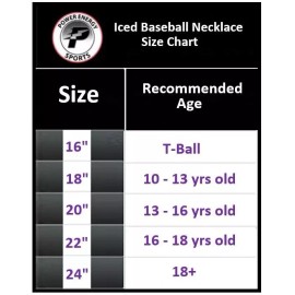 Power Energy Sports Iced Crystal Disco Ball Beaded Baseball Necklace Red Black Lightning Pendant - 24" inches