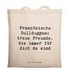 Mr. & Mrs. Panda Tragetasche Spruch Französische Bulldogge Freund -
