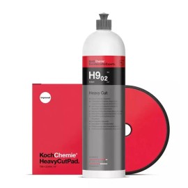 Koch Chemie H9.02 Heavy Cut Compound 8.45oz w/ 1 cutting pad 3" 5" or 6" - 3" pad