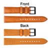 Gomvadr Quick Release Leather Watch Band, Two Tone Oil-tanned Top
