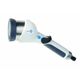 Pure Rain 900002 Lightweight Handheld Watering Gun Plus with Oxygenating System, White