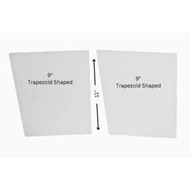 Replacement Quadra-Fire Fiberboard Baffles for Wood Stoves - Set of 2-4300 Millennium Acc 43sT-Acc (Step Top) 43ST-Acc-C Discovery-III-C Replaces Quadrafire Part SRV7037-112 2363A