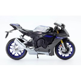 Doyusha Diecast Motorcycle 1/12 2022 Yamaha YZF-R1M Black Finished Product