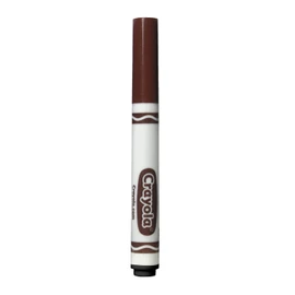 Crayola Broad Line Markers, Brown, 12 Count Bulk Markers