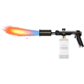 Propane Torch Gun, Adjustable Flame Thrower Gun, Max 3272℉ Propane Lighter