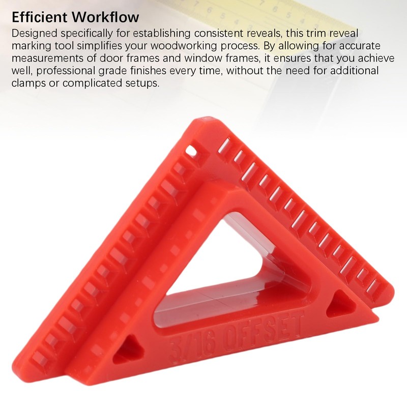 Jectse Versatile Door Casing and Trim Reveal Gage for Clean